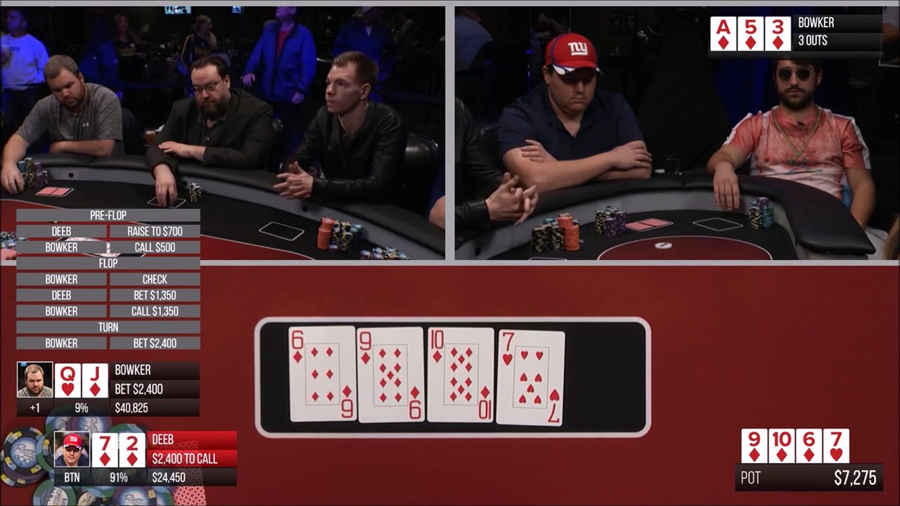 Shaun Deeb plays the 72 and slow rolls in cash game