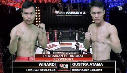 One Pride MMA Fly Weight, Winardi VS Gustra Atama