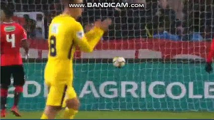 Kylian Mbappe Goal - Stade Rennais 0-1 PSG 07.01.2018
