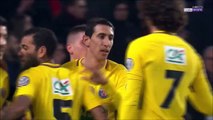 0-3 Ángel Di María Goal France  Coupe de France  Round 9 - 07.01.2018 Stade Rennais 0-3 Paris St...