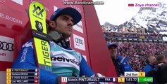 Matej Vidovic,Pintaurault,Myhrer,Kristoffersen,Matt and Marcel Hirscher in slalom Adelboden 2018 leg 2