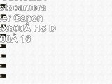 Crazycase Custodia rigida per fotocamera in rosso per Canon PowerShot SX600 HS