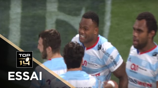TOP 14 - Essai Virimi VAKATAWA 1 (R92) - Racing 92 - Clermont - J15 - Saison 2017/2018
