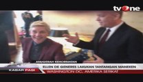Aksi Mannequin Challenge Ellen DeGeneres di Gedung Putih