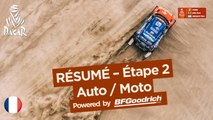 Résumé - Auto/Moto - Étape 2 (Pisco / Pisco) - Dakar 2018