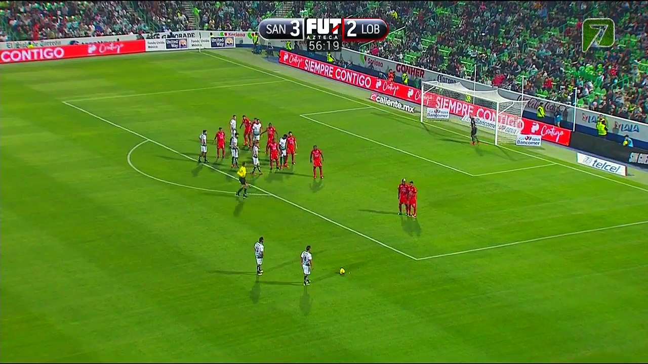 Roberto Izquierdoz Goal ~ SANTOS VS LOBOS BUAP 4-2