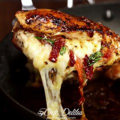 Caprese Stuffed Balsamic Chicken