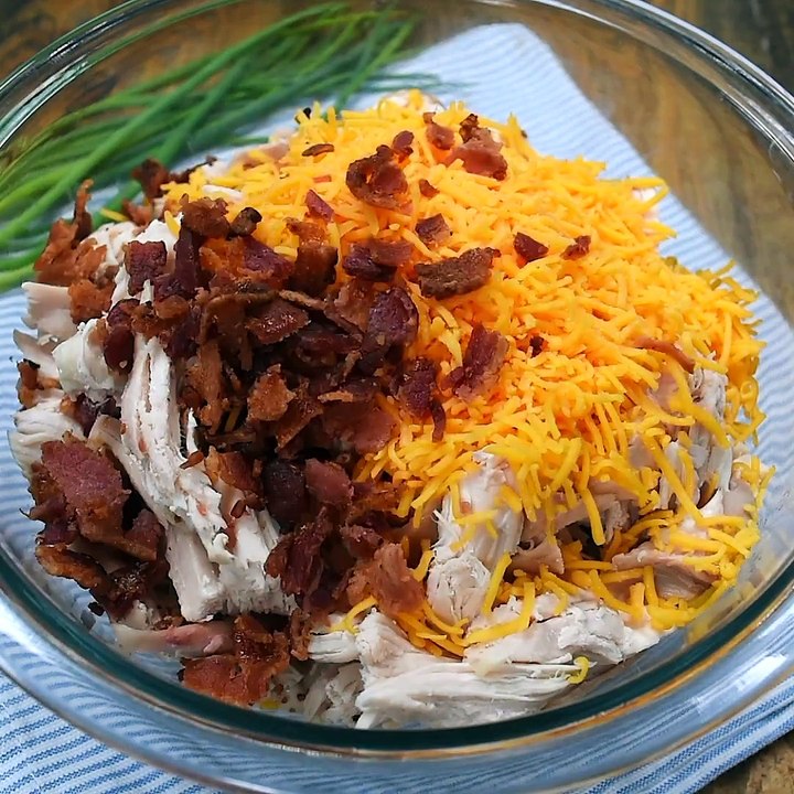 Bacon Cheddar Ranch Chicken Salad