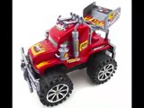 Monster Toy Truck With Racing Spoiler Friction Powered Truc