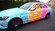 Fun Baby Paints Car! Learn Colors with Paint Car Challenge for Children