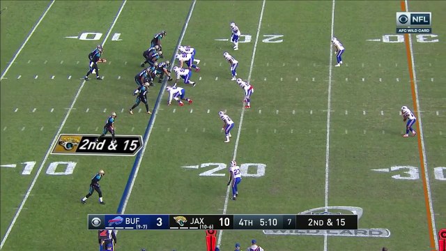 Blake Bortles escapes again for a key 19-yard scramble