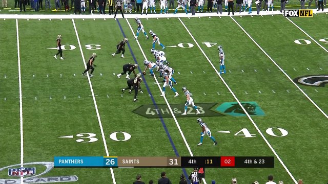 New Orleans Saints SLAM the door on Carolina Panthers' comeback with sack of Cam Newton