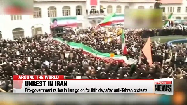 Pro-government rallies in Iran go on for fifth day after anti-Tehran protests