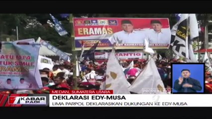Lima Parpol Deklarasikan Dukungan Ke Edy-Musa di Pilkada Sumut 2018