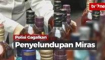 Polisi Gagalkan Penyelundupan Ribuan Botol Minuman Keras