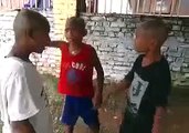 school boys having fun