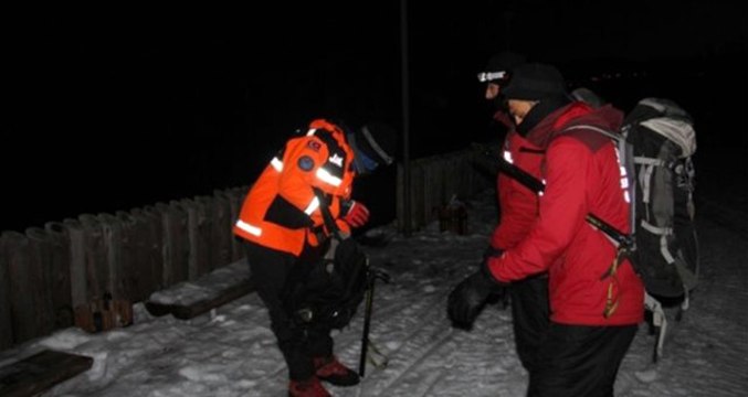 Uludağ'da Mahsur Kalan 5 Kişilik Ekipten 2'si Kurtulmayı Başardı! Kalan 3 Kişi Donma Tehlikesiyle Karşı Karşıya
