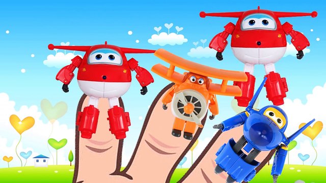 Super Wings Finger family Robocar Poli Transforming Roy [출동! 슈퍼윙스_Superwings] 출동! 슈퍼윙스 키즈카페에 가다! _
