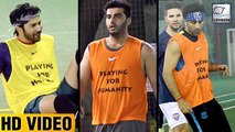 Varun Dhawan, Ranbir & Arjun Kapoor Fight It Out At A Football Match