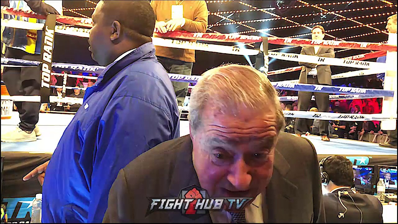 BOB ARUM DECLARES "LOMACHENKO RIPS UP MIKEY GARCIA AND LINARES!"