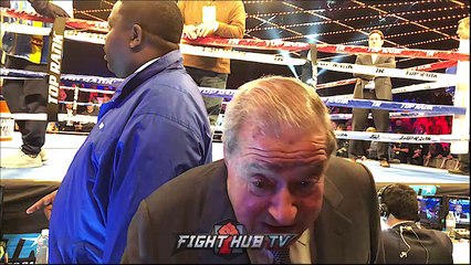 BOB ARUM DECLARES "LOMACHENKO RIPS UP MIKEY GARCIA AND LINARES!"