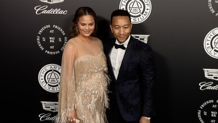 Chrissy Teigen and John Legend "The Art of Elysium HEAVEN 2018"