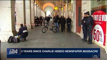 i24NEWS DESK | 3 years  since Charlie Hebdo newspaper massacre | Monday, January 8th 2018