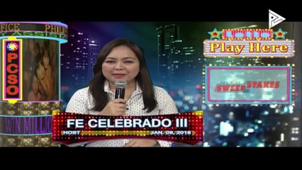 PCSO 4 PM Lotto Draw, January 8, 2018