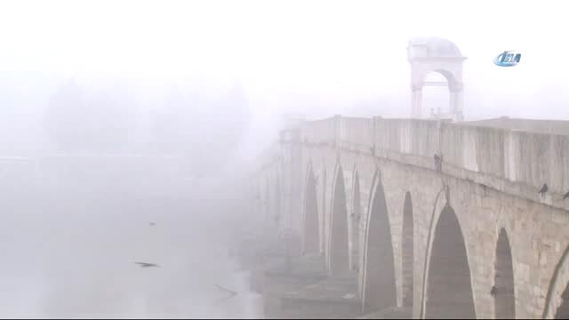 Edirne'de Sis Görüş Mesafesini 30 Metreye Düştü