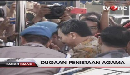 Pemeriksaan Perdana Ahok Sebagai Tersangka