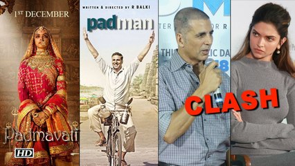Padmavat OR Padman | Akshay-Sonam speak about the CLASH