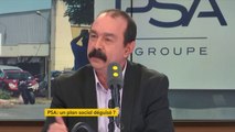 Philippe Martinez, secrétaire général de la CGT, accuse PSA de vouloir 
