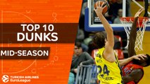 Turkish Airlines EuroLeague, Top 10 Dunks, mid-season