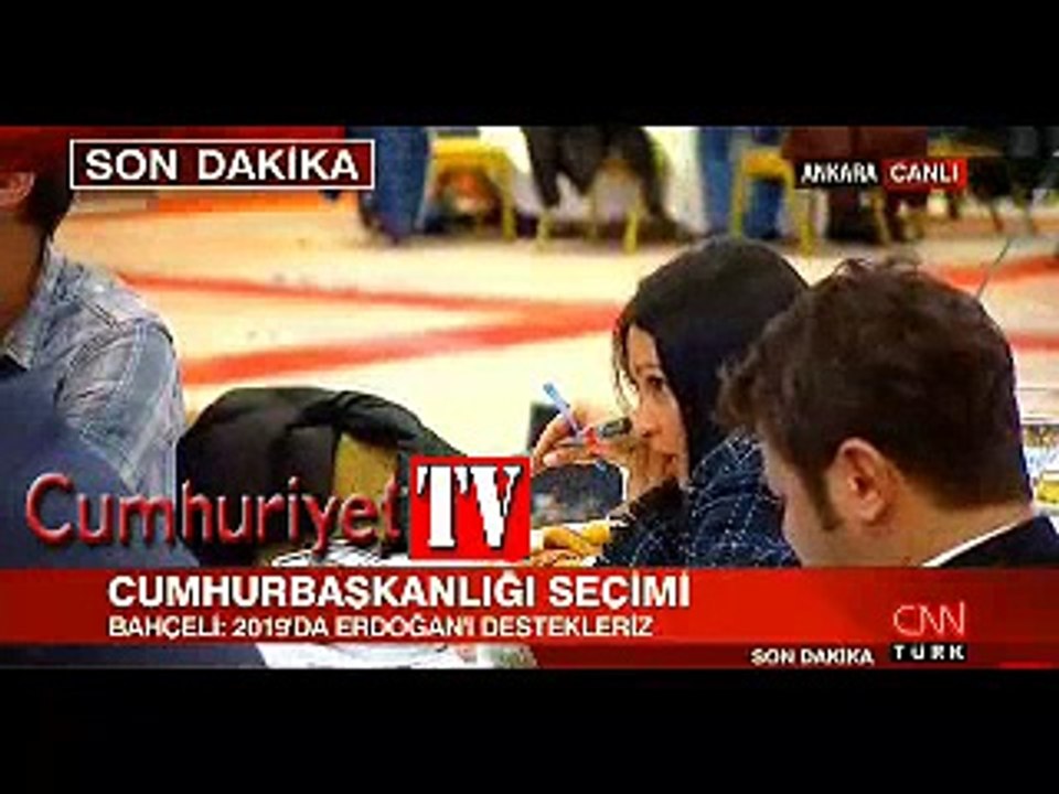 Bahçeli'den 2 dakika 40 saniyelik soruya 7 saniyelik yanıt