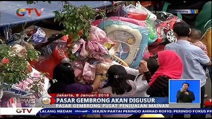 Pasar Gembrong Akan Digusur