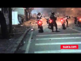 Mengerikan, Aksi Jakmania Sweeping Bus Persib Bandung