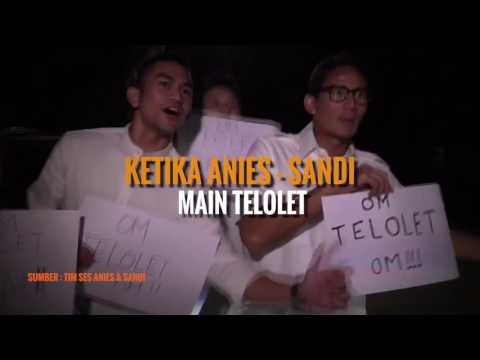 KETIKA ANIES BASWEDAN-SANDIAGA UNO MEMBURU KLAKSON TELOLET