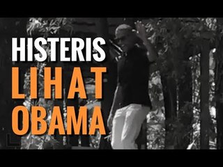 PENGUNJUNG PUNCAK BECICI HISTERIS LIHAT OBAMA: "OH MY GOD, GUE DIJAWAB"