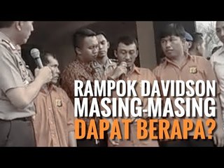 RAMPOK DAVIDSON MASING-MASING DAPAT BERAPA?