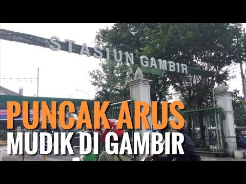 BEGINI KONDISI PUNCAK ARUS MUDIK DI STASIUN GAMBIR