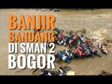 BANJIR BANDANG SAPU PULUHAN MOTOR DI SMAN 2 BOGOR