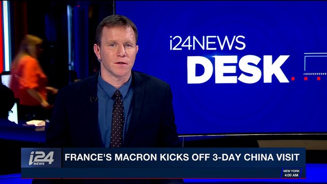 i24NEWS DESK | France's Macron kicks off 3-day China visit | Monday, January 8th 2018