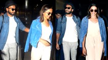 Deepika Padukone And Ranveer Singh Look Happy | Return From Maldives Vacation