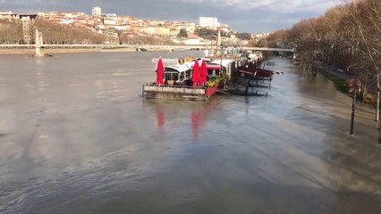 A Lyon, le Rhône aussi est sorti de son lit