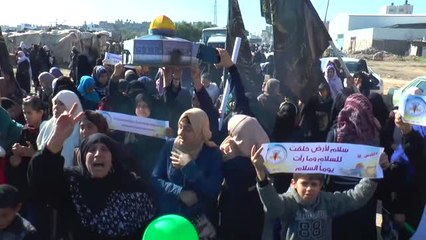 Gazze'de Kudüs Protestoları