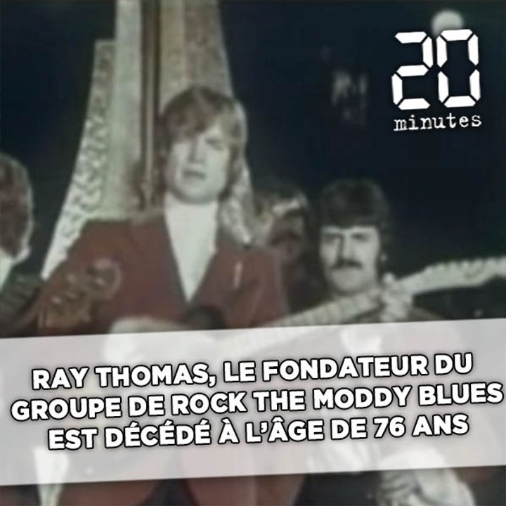 Ray Thomas, fondateur et chanteur du groupe de rock The Moody Blues, est décédé