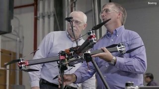 Boeing unveils huge autonomous cargo drone