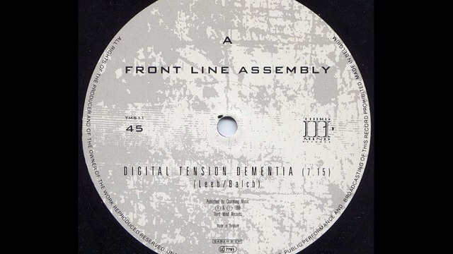 Front Line Assembly - Digital Tension Dementia (A)
