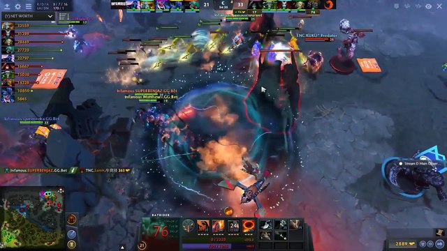 TNC vs INFAMOUS - MEGACREEPS COMEBACK TI7 DOTA 2 AUG 2017