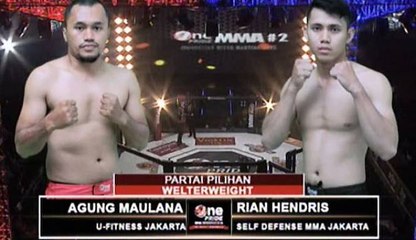 One Pride MMA Welter Weight, Agung Maulana VS Rian Hendris